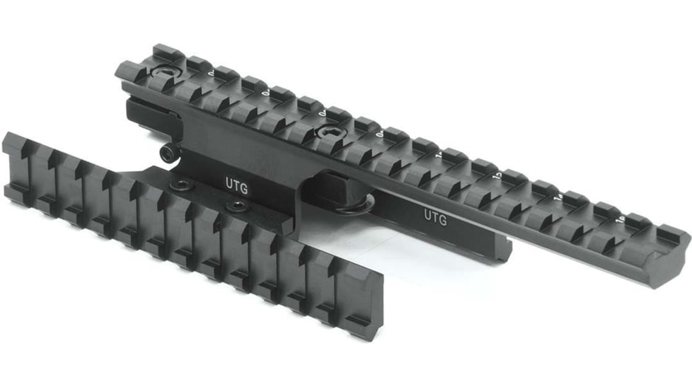 Leapers UTG Tactical Mosin Nagant Tri-Rail Mount, Black, No Gunsmithing, MNT-MNTR01