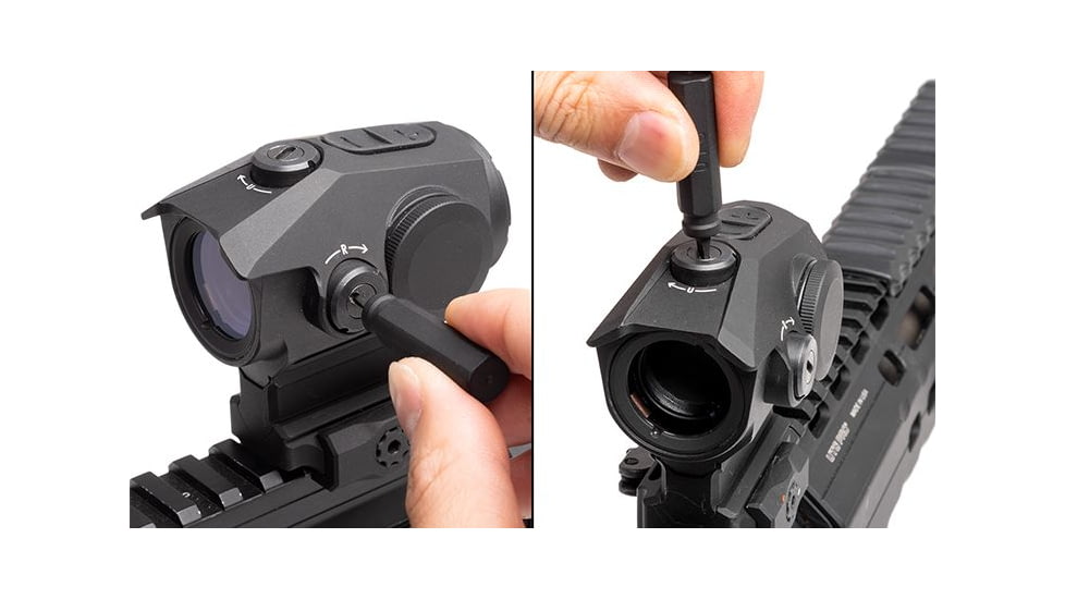 Leapers UTG UTG ACCU-SYNC 2521R Dot Sight, Red 3.0 MOA Single Dot, for Mini ACOG Footprint, Black, OP-DS2521R