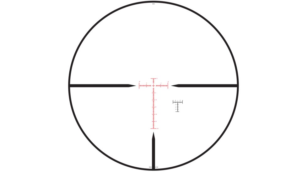 Hi-Lux ART M1000-PRO 2-10X42 Rifle Scope w/Green Illuminated HR1 MOA reticle, Black, M1000-PRO