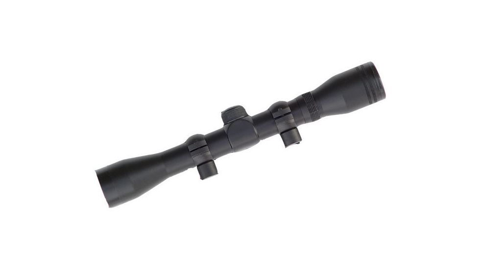 Hi-Lux Optics 4x32mm Matte Double-Duce RimFire .22 RF Scope w/ Rings RF4X32