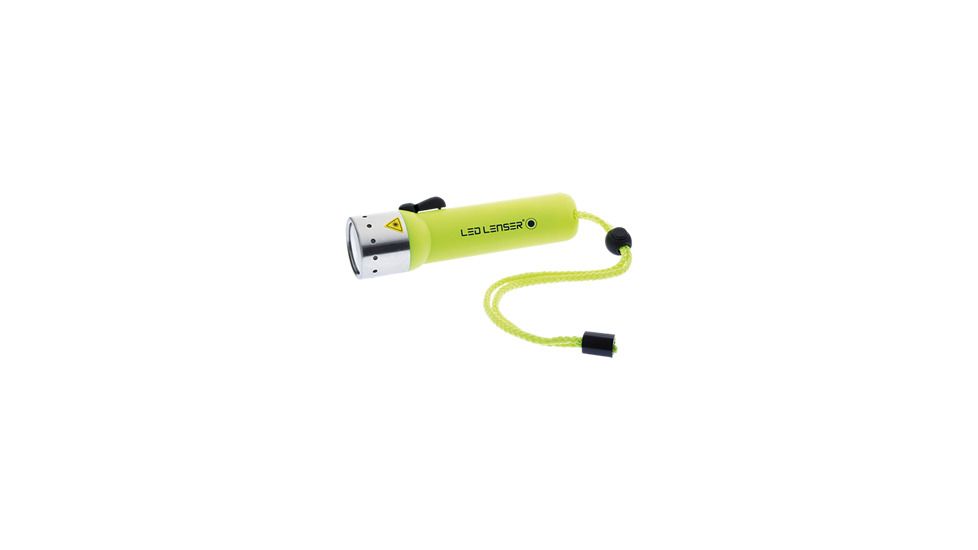 Led Lenser 880042 D14 Neon Yellow Flashlight Full Size