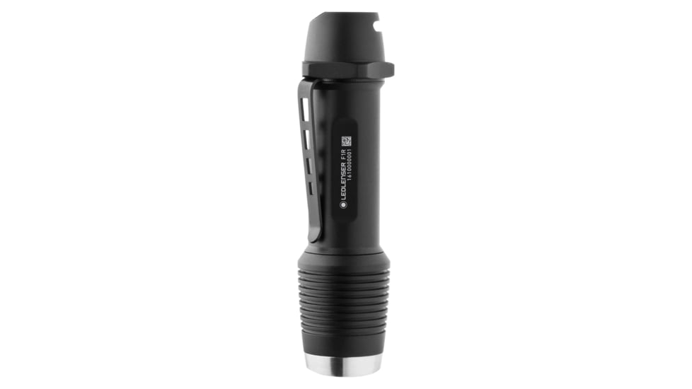 LED Lenser F1R Li-Ion Rechargeable LED Flashlight, 1000 Lumens, Clamshell, Black, 880225