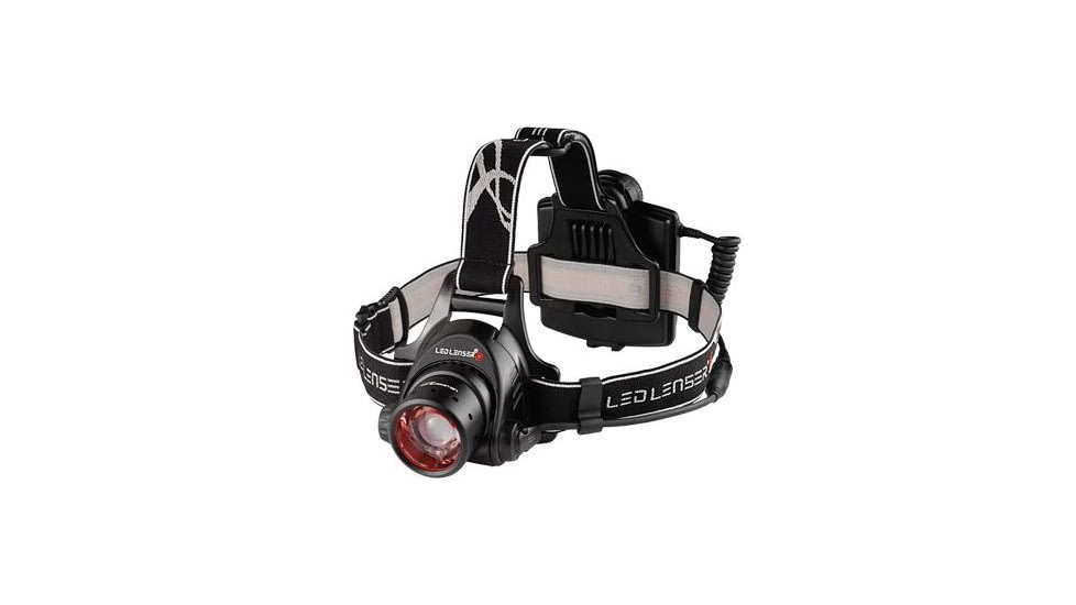 LED Lenser H14.2 320 Lumens LED Headlamp, Black/White Band - Standard 880044