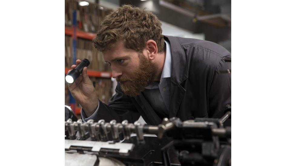 LED Lenser I9R Li-Ion Rechargeable LED Flashlight, 400 Lumens, Box, Black, 880323