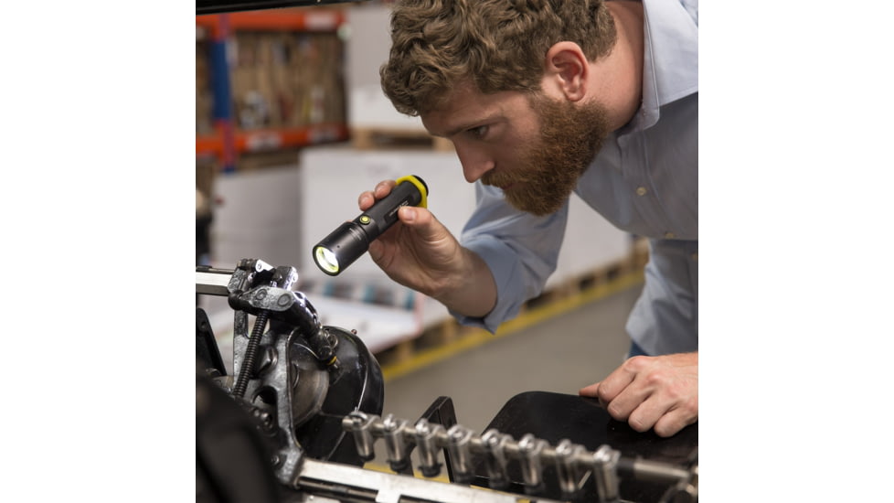 LED Lenser I9RI Li-Ion Rechargeable LED Flashlight, 400 Lumens, Box, Black, 880324