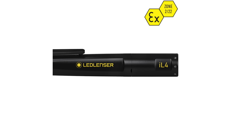 LED Lenser IL4 2x AA Compact EX-Protected Pen Light, 80 Lumens, Box, Black, 880433