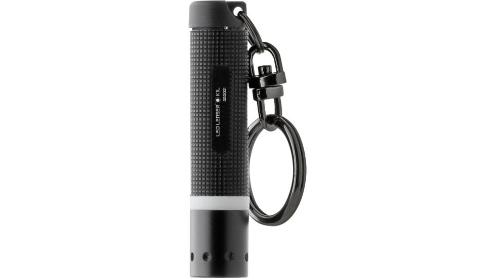 LED Lenser K1-L Keychain Flashlight, Black 880102