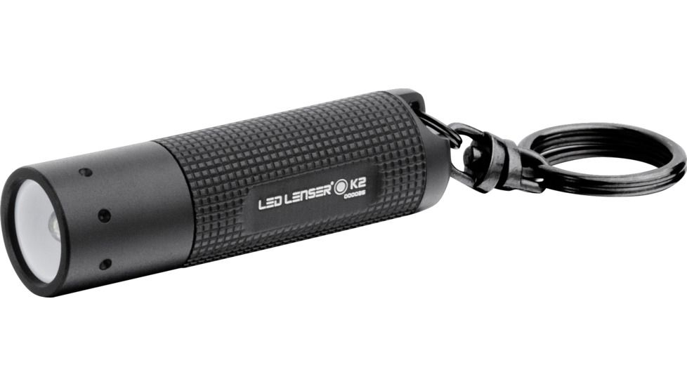 LED Lenser K2 Keychain Flashlight, Black 880103