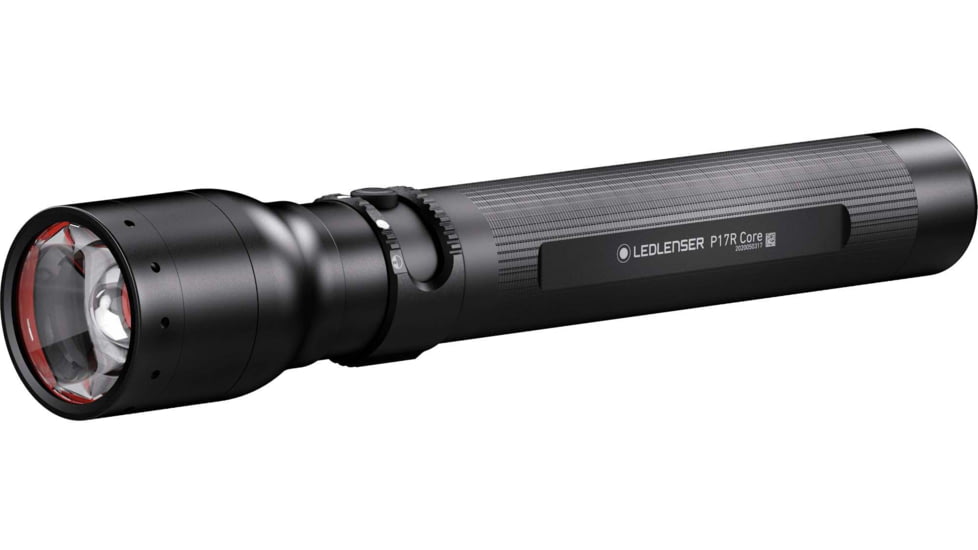 LED Lenser P17R Core Flashlight, LiFeP04 6.4V, Black, 880512