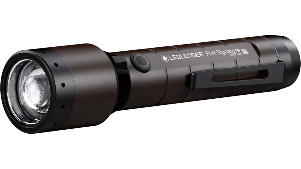 LED Lenser P6R Signature Flashlight, Li-ion 3.63V, Black, 880521