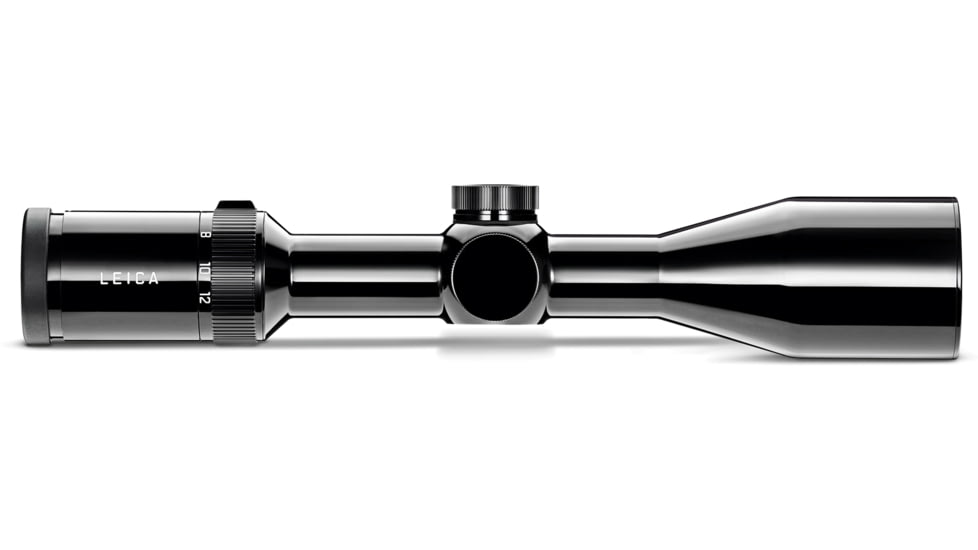 Leica 2-12x50i Fortis Glossy Riflescope, 30mm Tube, Second Focal Plane, L-4a, Black, 50062