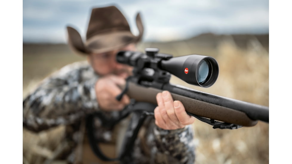 Leica Amplus 6 Rifle Scope, 2.5-15x56mm, 30mm Tube, Second Focal Plane, Ballistic BDC MOA Reticle, Black, 50412