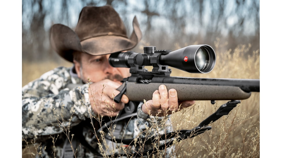 Leica Amplus 6 Rifle Scope, 2.5-15x56mm, 30mm Tube, Second Focal Plane, Ballistic BDC MOA Reticle, Black, 50412