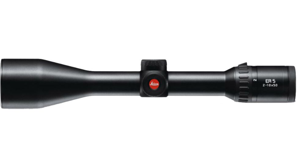 Leica ER 5 2-10 x 50 Rifle Scope, Plex, BLK 51050