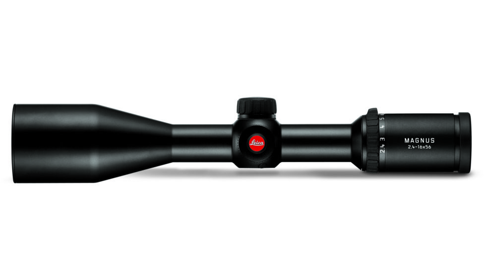 Leica Magnus 2.4-16x56 mm Rifle Scope, w/ L-Ballistic Reticle, Black, 55400