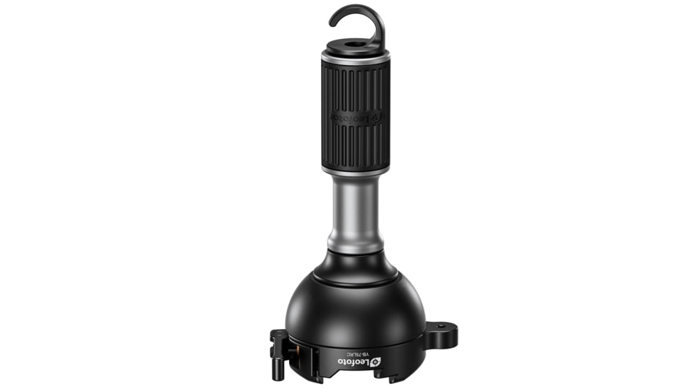 Leofoto LM-324CL X Version Tripod w/ 75mm Bowl&amp;Platform w/ YB-75LRC Leveling Head, Black, LM-324CLX+YB-75LRC