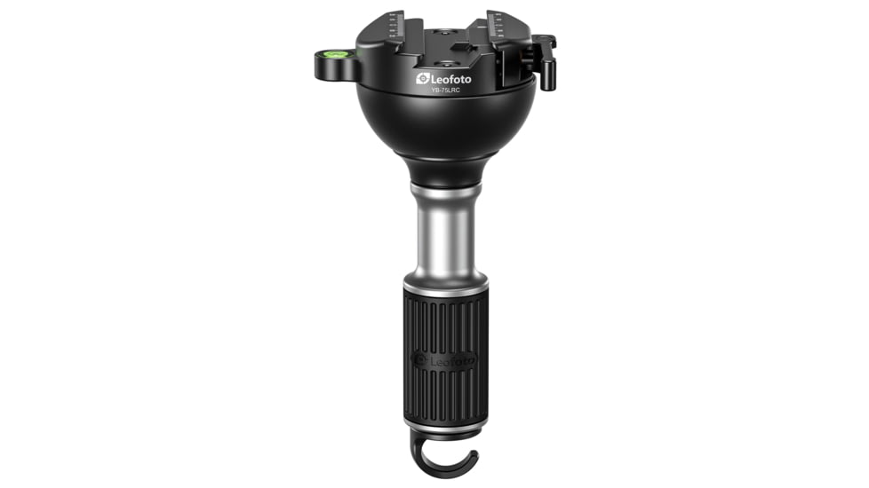 Leofoto LM-364C X Version Tripod w/ 75mm Bowl/Platform w/ YB-75LRC Leveling Head, Black, LM-364CX+YB-75LRC
