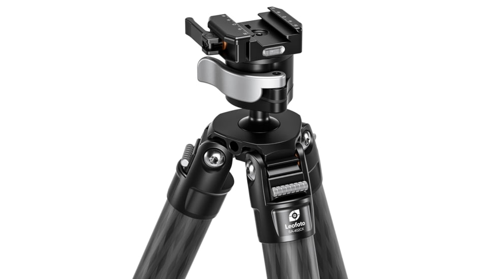 Leofoto SA-324CX/MA-40X Outdoors Tripod w/ Rapid Lock Ballhead, Black, SA-324CX+MA-40X