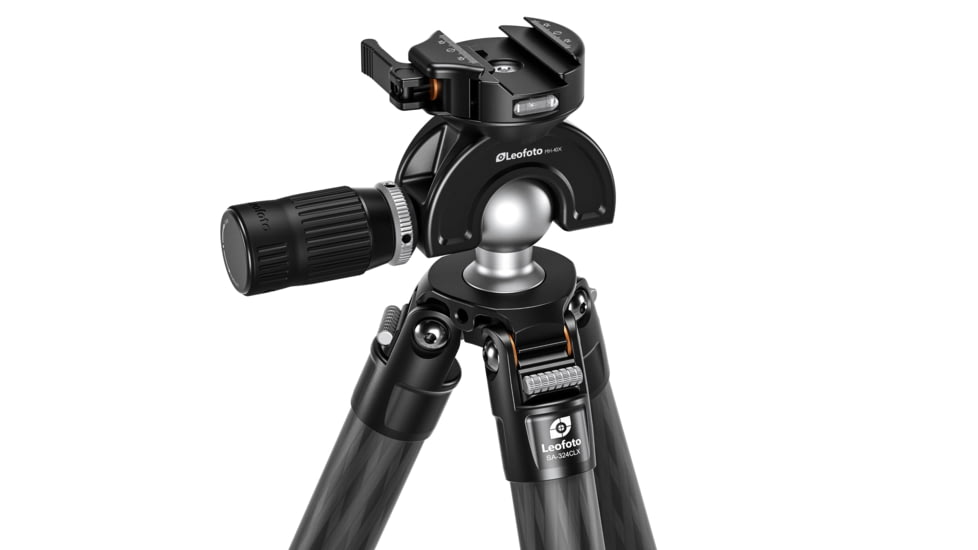 Leofoto SA-403CX/MH-X Outdoors Tripod w/ Dynamic Ball Head Set, Black, SA-403CX+MH-60X
