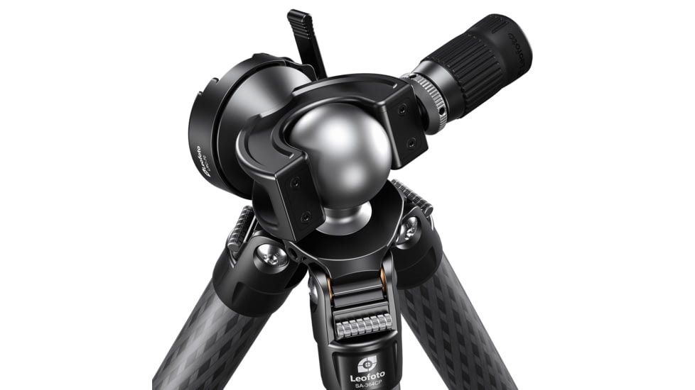 Leofoto SA-403CX/MH-X Outdoors Tripod w/ Dynamic Ball Head Set, Black, SA-403CX+MH-60X