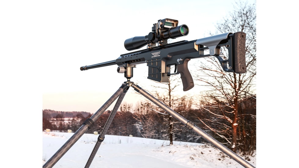 Leofoto SA-324CX/MG-40X Outdoors Tripod w/ Rapid Lock Ballhead, Black, SA-324CX+MG-40X