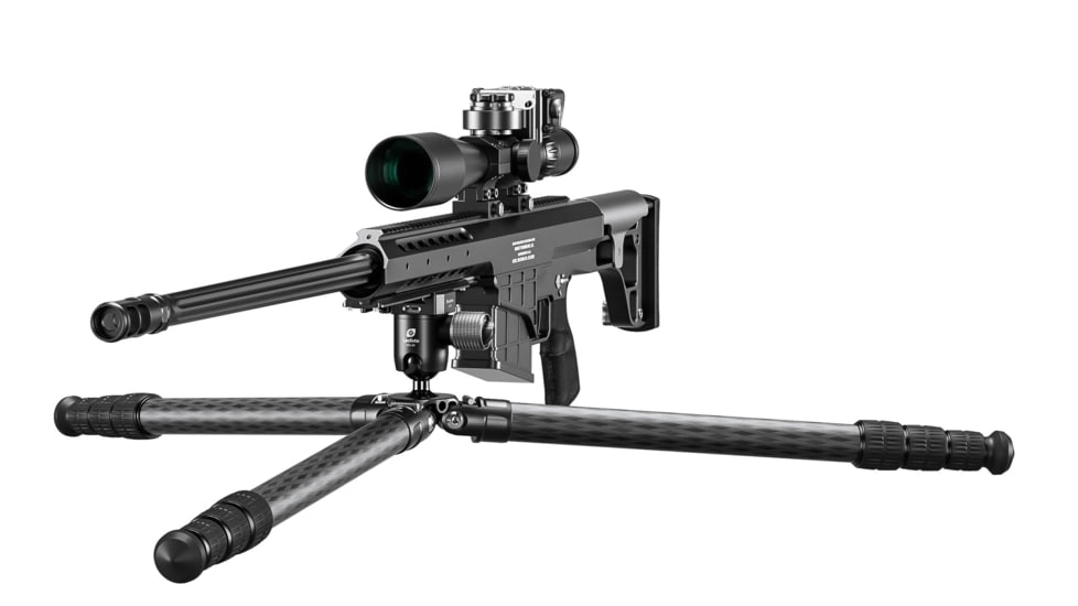 Leofoto SA-324CX/MG-40X Outdoors Tripod w/ Rapid Lock Ballhead, Black, SA-324CX+MG-40X
