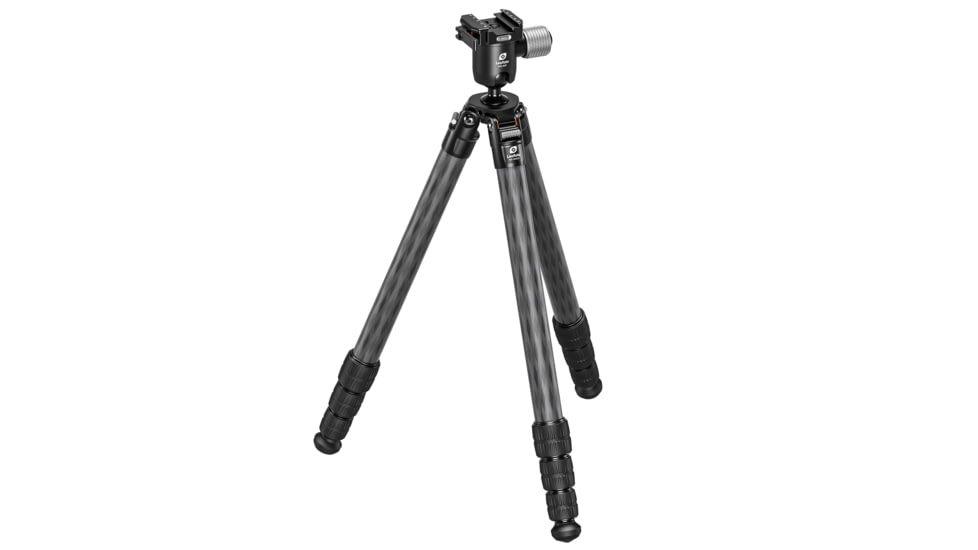 Leofoto SA-324CX/MG-40X Outdoors Tripod w/ Rapid Lock Ballhead, Black, SA-324CX+MG-40X