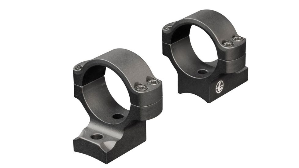 Leupold BackCountry Rifle Scope Mount Base Weatherby Mark V LT, 2-Piece, 1in, Ring High, Matte Black 177158