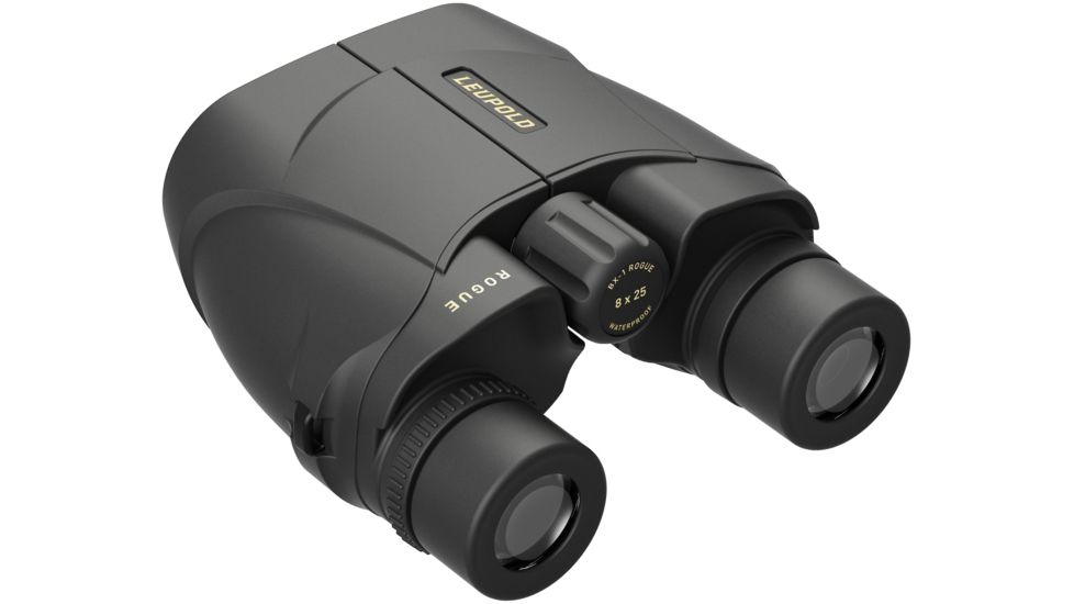 Leupold BX-1 Rogue 8x25 mm Porro Prism Compact Binocular, Black, 59220