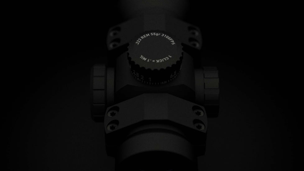 Leupold Freedom - RDS 1x34, 34mm Red Dot Sight, 223 BDC 1 MOA Dot Reticle, w/Mount, Black, 180093