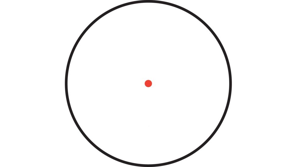 Leupold Freedom RDS 1x34mm Tube Red Dot Muzzleloader CDS 1.0 MOA Dot, Black, 186280