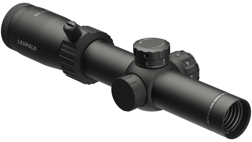 Leupold Mark 3HD 1.5-4x20mm Rifle Scope, 30 mm Tube, Second Focal Plane, Black, Matte, Red FireDot TMR Reticle, Mil Rad Adjustment, 180664