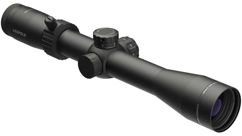 Leupold Mark 3HD 3-9x40mm Rifle Scope, 30 mm Tube, Second Focal Plane, Black, Matte, Red FireDot TMR Reticle, Mil Rad Adjustment, 180666