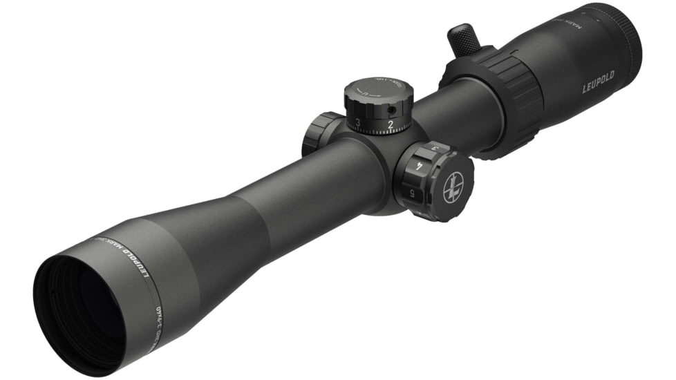 Leupold Mark 3HD 3-9x40mm Rifle Scope, 30 mm Tube, Second Focal Plane, Black, Matte, Red FireDot TMR Reticle, Mil Rad Adjustment, 180666