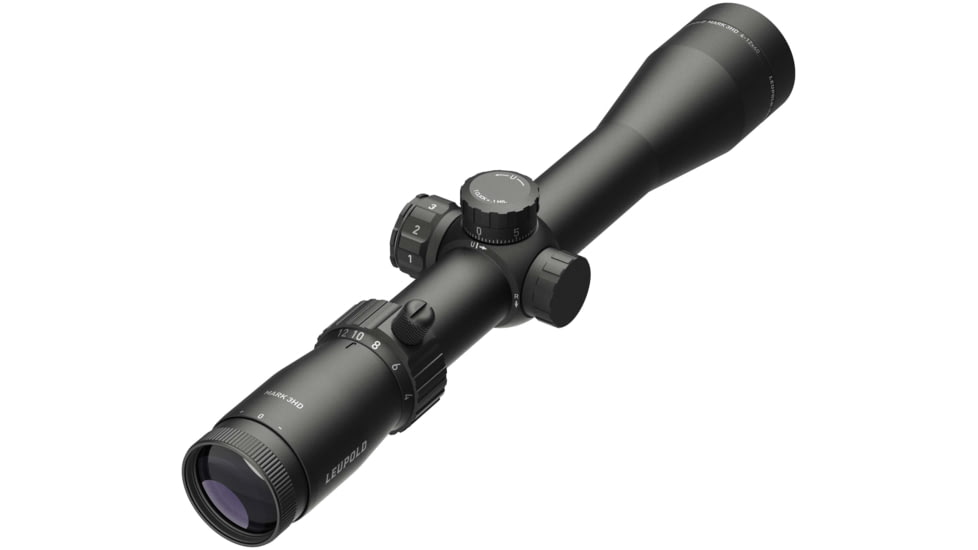 Leupold Mark 3HD 4-12x40mm Rifle Scope, 30 mm Tube, Second Focal Plane, Black, Matte, Red FireDot TMR Reticle, Mil Rad Adjustment, 180668