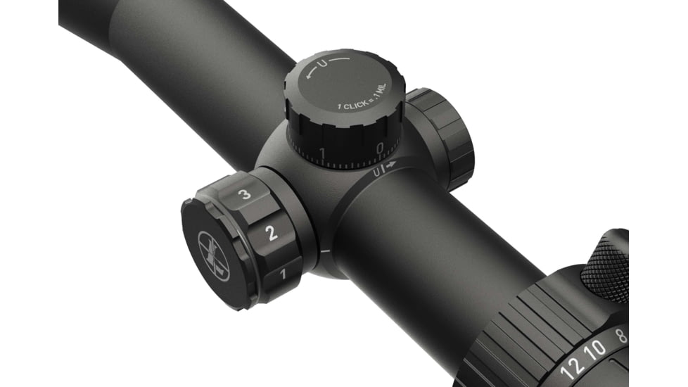 Leupold Mark 3HD 4-12x40mm Rifle Scope, 30 mm Tube, Second Focal Plane, Black, Matte, Red FireDot TMR Reticle, Mil Rad Adjustment, 180668