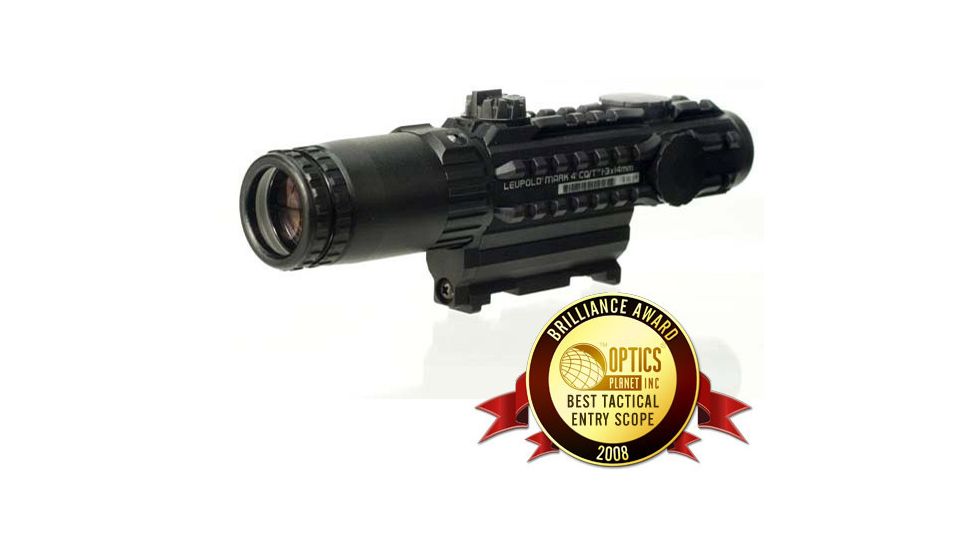 Leupold Mark 4 CQ/T 1-3x14mm Close Quarter/Tactical Rifle Scope - 52155