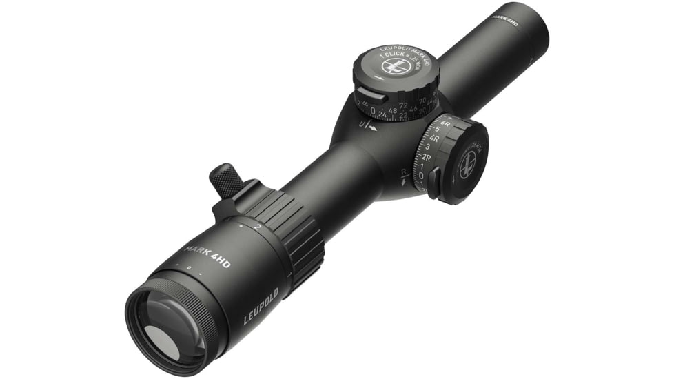 Leupold Mark 4HD 1-4.5x24 Rifle Scope, 30mm Tube, Second Focal Plane, HPR-1, Black, Small, 183314
