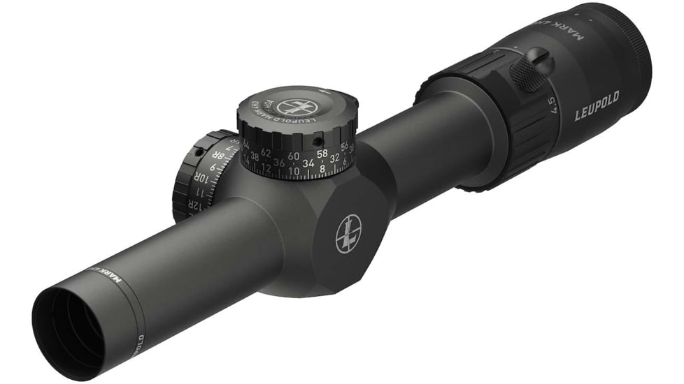 Leupold Mark 4HD 1-4.5x24 Rifle Scope, 30mm Tube, Second Focal Plane, HPR-1, Black, Small, 183314