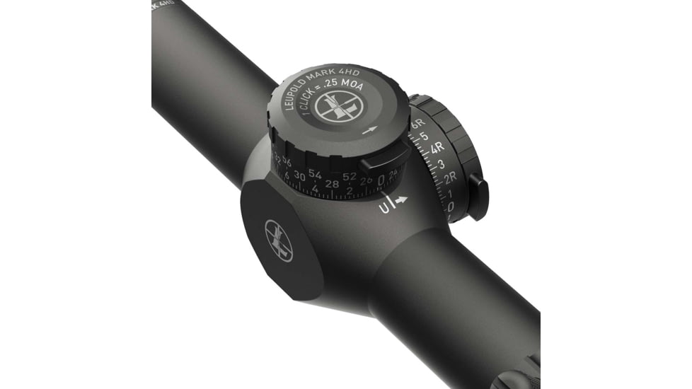 Leupold Mark 4HD 1-4.5x24 Rifle Scope, 30mm Tube, Second Focal Plane, HPR-1, Black, Small, 183314