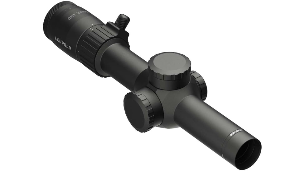 Leupold Mark 4HD 1-4.5x24 Rifle Scope, 30mm Tube, Second Focal Plane, Illum. FireDot BDC, Black, Small, 183315