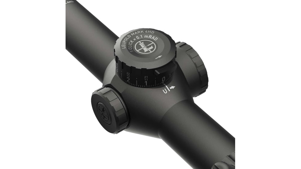 Leupold Mark 4HD 1-4.5x24 Rifle Scope, 30mm Tube, Second Focal Plane, Illum. FireDot TMR, Black, Small, 183316