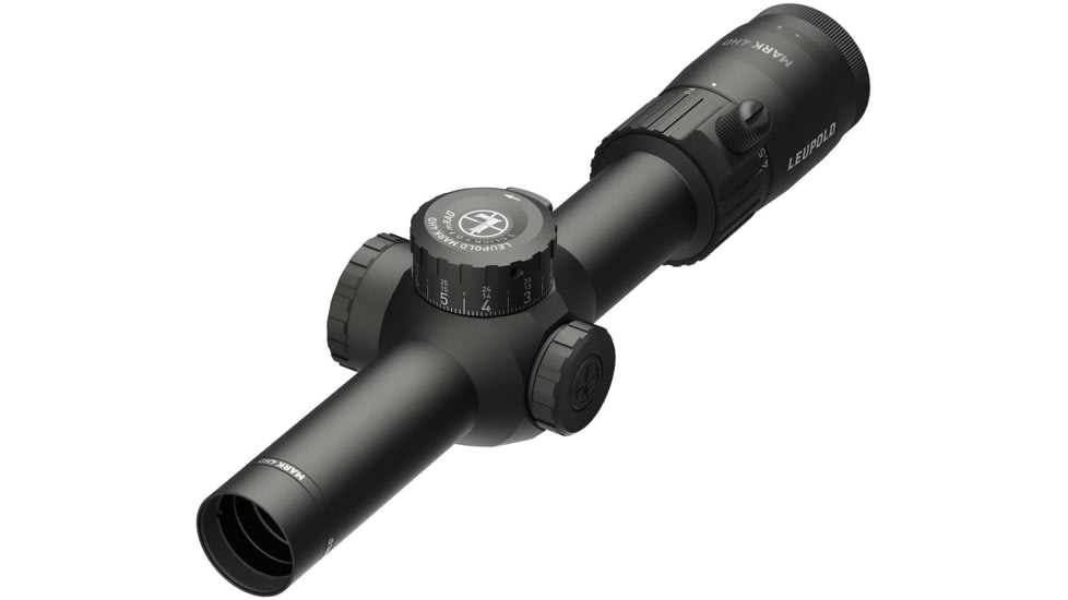 Leupold Mark 4HD 1-4.5x24 Rifle Scope, 30mm Tube, Second Focal Plane, Illum. FireDot TMR, Black, Small, 183316