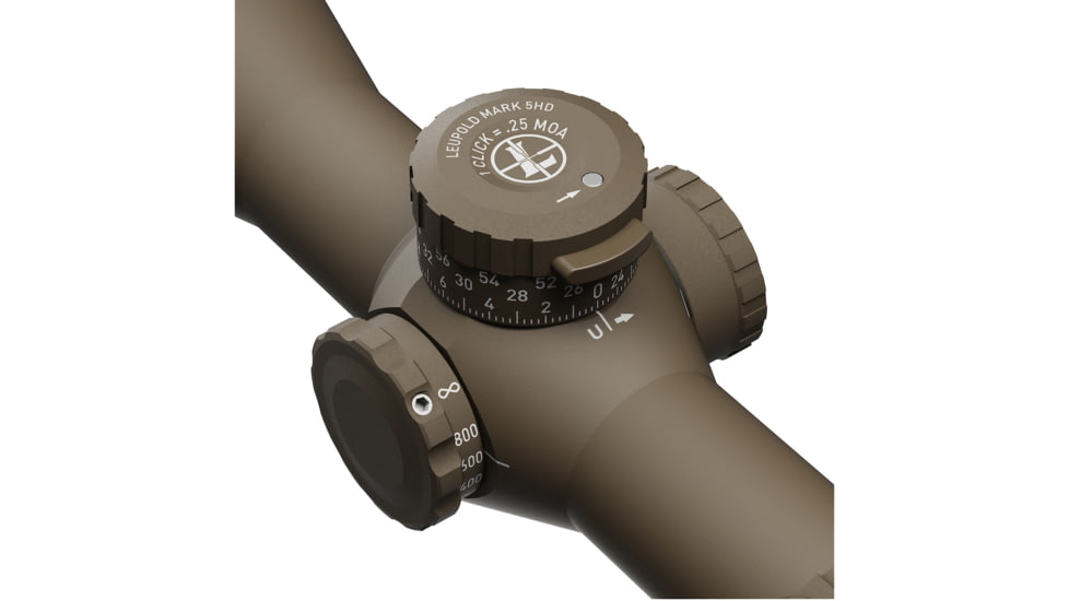 Leupold Mark 5HD 3.6-18x44 Rifle Scope, 35mm Tube, First Focal Plane, PR-1MOA, FDE, Small, 185066