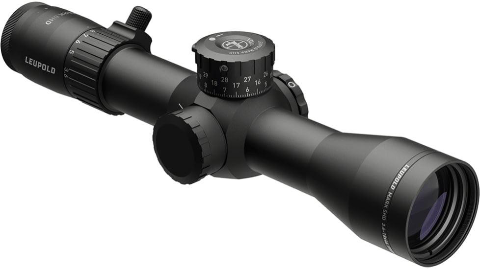 Leupold Mark 5HD 3.6-18x44 Rifle Scope, 35mm Tube, First Focal Plane, PR2-Mil, Black, Small, 182943