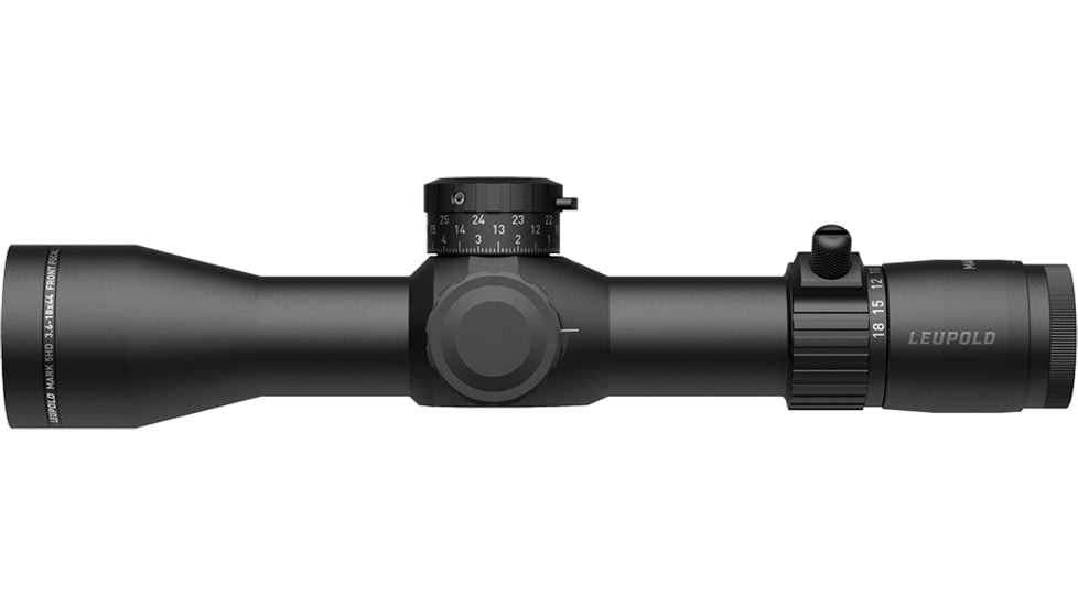 Leupold Mark 5HD 3.6-18x44 Rifle Scope, 35mm Tube, First Focal Plane, PR2-Mil, Black, Small, 182943