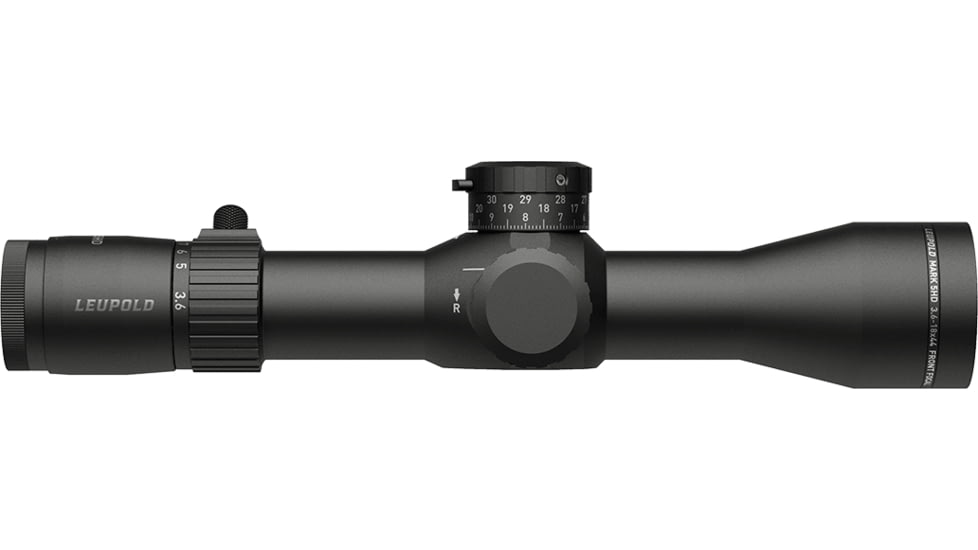 Leupold Mark 5HD 3.6-18x44 Rifle Scope, 35mm Tube, First Focal Plane, PR2-Mil, Black, Small, 182943