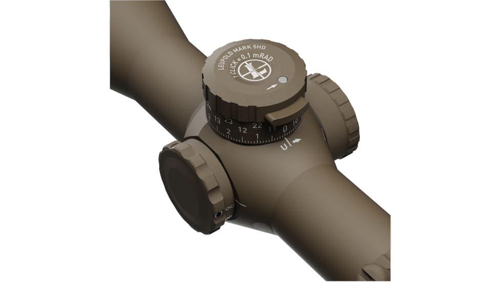 Leupold Mark 5HD 3.6-18x44 Rifle Scope, 35mm Tube, First Focal Plane, Tremor 3, FDE, Small, 185067