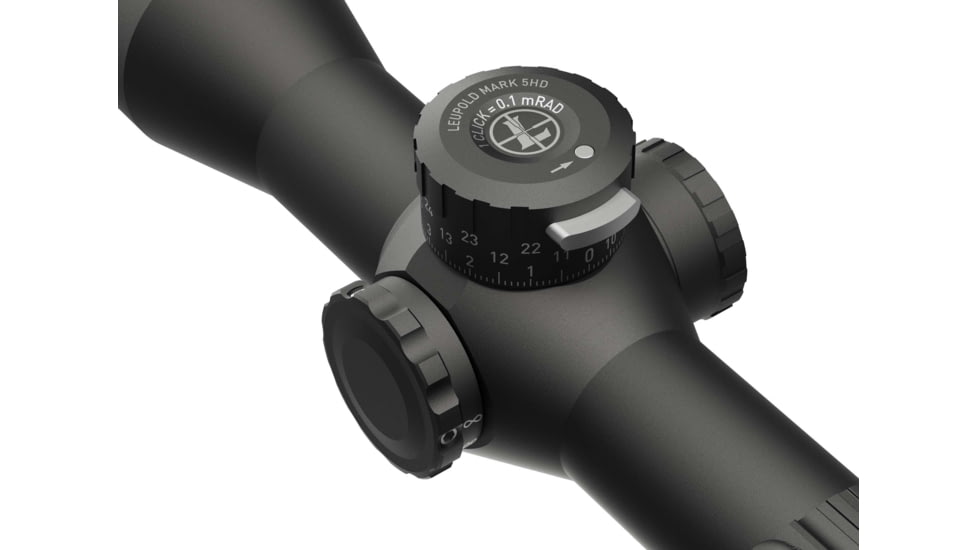 Leupold Mark 5HD 3.6-18x44mm Rifle Scope, 35 mm Tube, First Focal Plane, Black, Matte, Red PR1-MIL Reticle, Mil Rad Adjustment, 180725