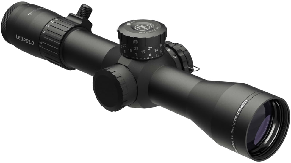 Leupold Mark 5HD 3.6-18x44mm Rifle Scope, 35 mm Tube, First Focal Plane, Black, Matte, Non-Illuminated PR1-MIL Reticle, Mil Rad Adjustment, 180726